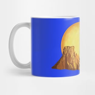 Orange Arizona Desert Sunset Mug